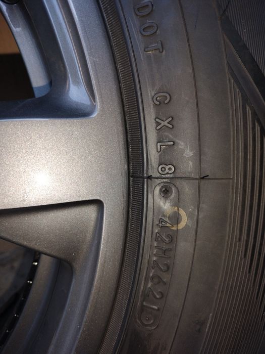 Vând set jante aliaj R17,5x112 compatibil cu vw Tiguan, Audi Q5..