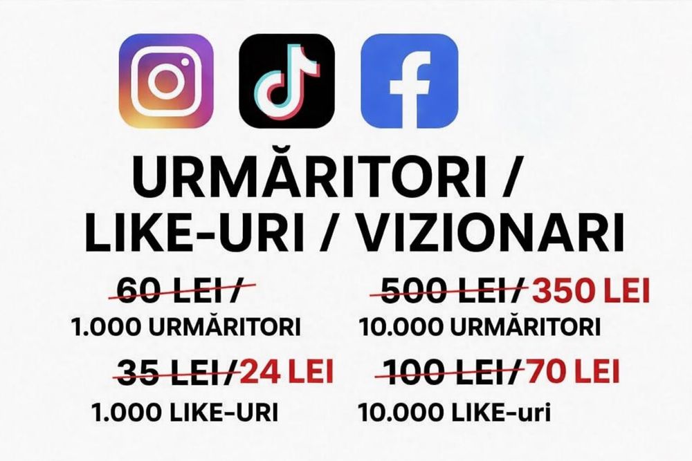 Urmaritori / like / comment instagram / facebook/ tt