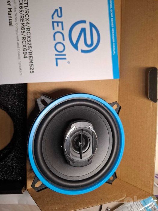 Динамики автомобильные 5 дюймов 13 см Recoil RCX525 коаксиальные 2 шт