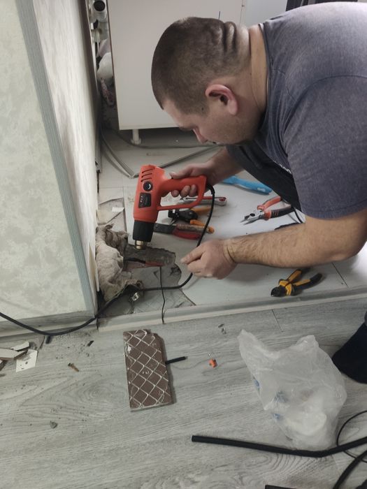 Ремонт электрических тёплых полов и терморегуляторов