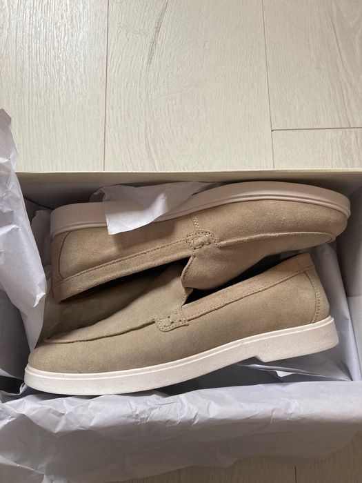 Мъжки мокасини, цвят екрю, №40