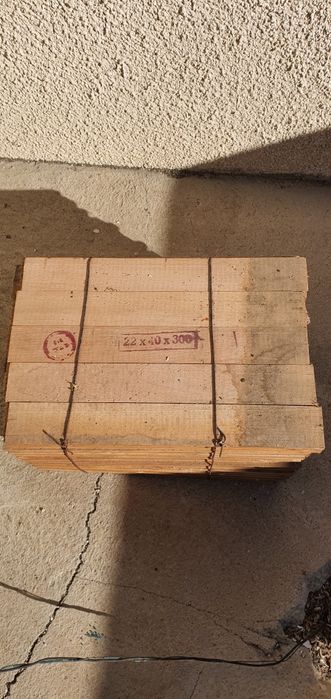 Parchet fag masiv natur nefinisat 22x40x300