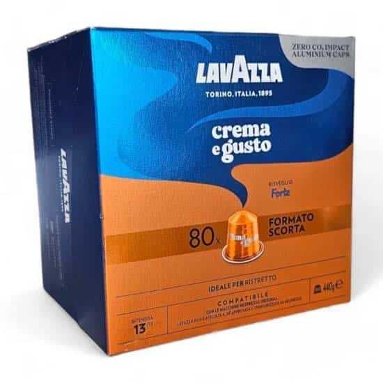 Капсули кафе Nespresso Lavazza Crema e Gusto Forte 80бр.