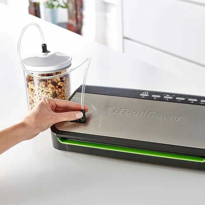 Уред за вакуумиране Foodsaver FFS005X-01, 28 см, 3 Скорости, Сребрист