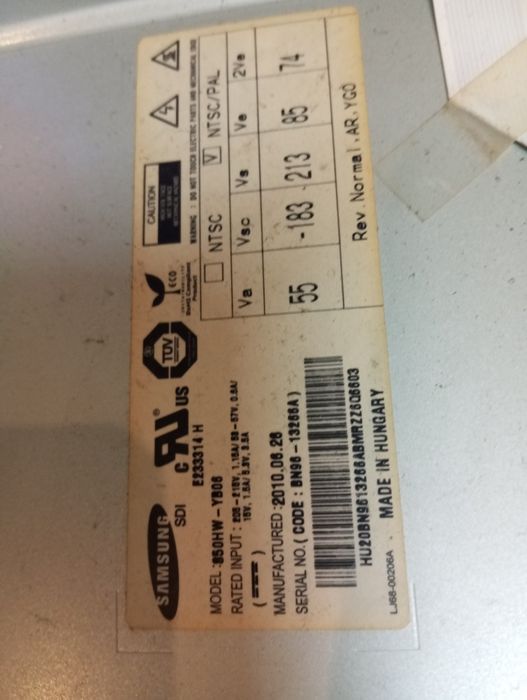 Плазмен телевизор Samsung  Ps50 за частиc430A1W