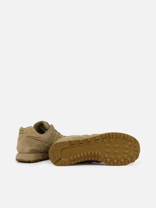 Колабарация на Stone Island и New Balance 574 Модел Ghost Цвят Тъмно Бежев Размер 42,5 Уникални маратонки за колекционери