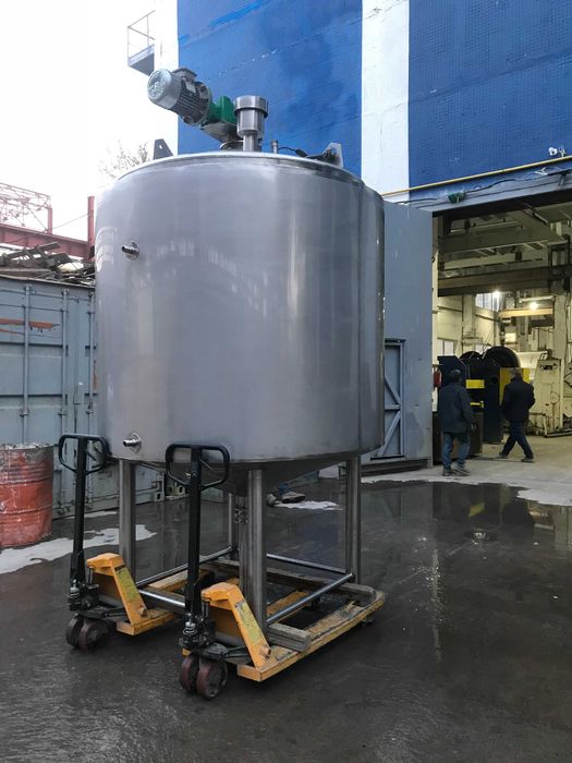 Вакуумный реактор, паровой котел, мешалка из нержавейки