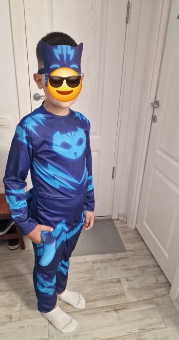 Costum Eroi in Pijama cu 2 personaje - Sopi (Soparla) si Pisoi