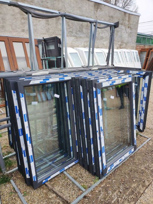 ferestre termopan antracit 1 canat noi de la 450 lei
