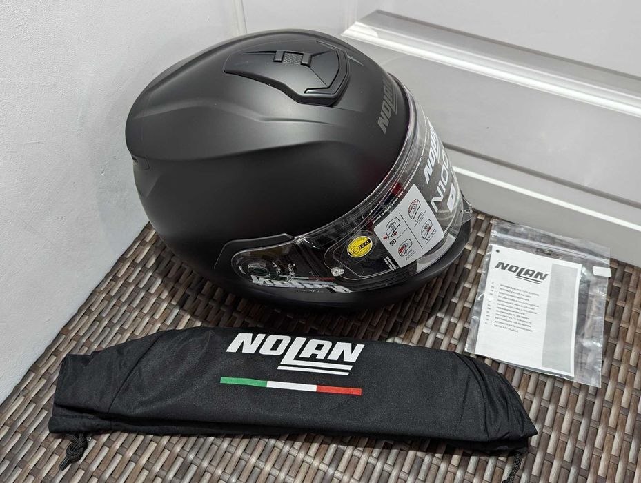 Casca moto Nolan N100-6 N-Com, marime M - Flip-up, ochelari de soare