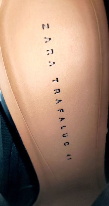 Есенни обувки с връзки и дебел ток Zara Зара 41 номер 26.6 стелка