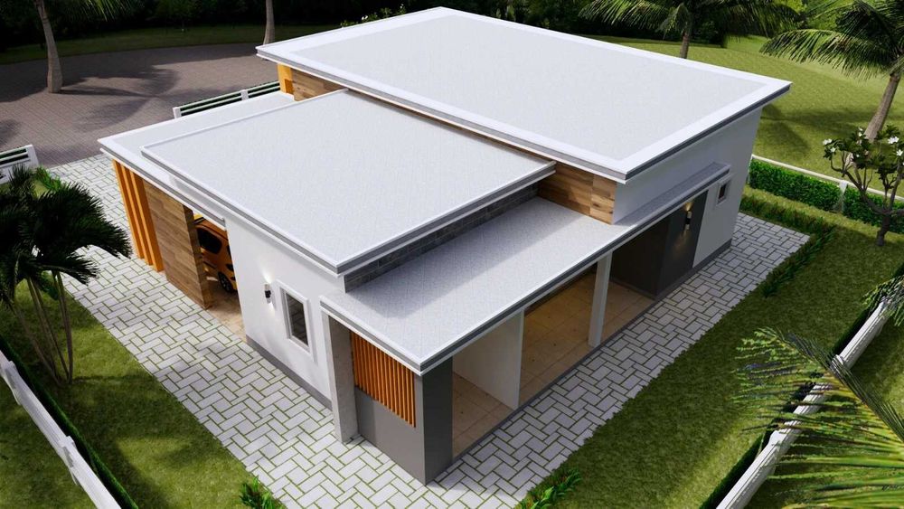 НА ИЗПЛАЩАНЕ - Луксозна сглобяема къща с 3 спални, 132 кв. м