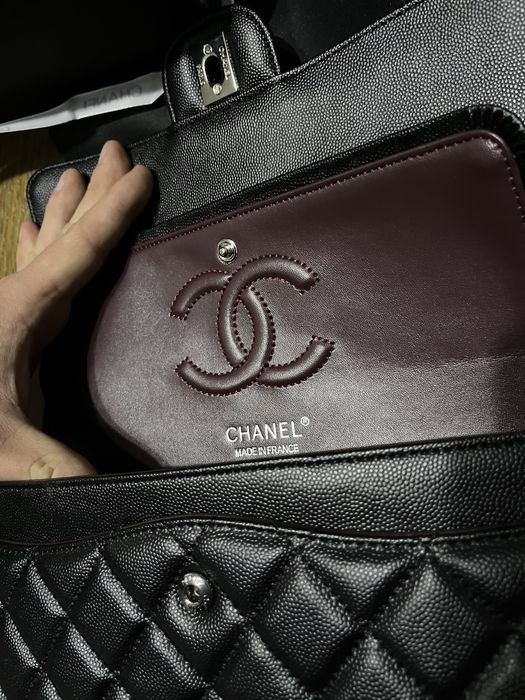 Geanta Chanel Black Caviar Piele Naturala