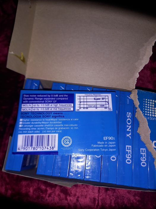Продаю аудио кассет SONY EF90.
