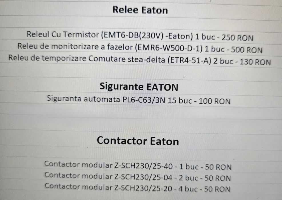 Releu de monitorizare faze Eaton EMR6-W500-D-1