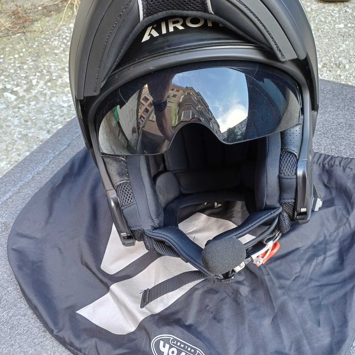 Модуларна каска AIROH Specktre black matt с вграден интерком