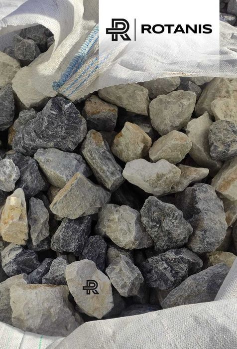 Gard natural din piatra tip gabion piatra + panou