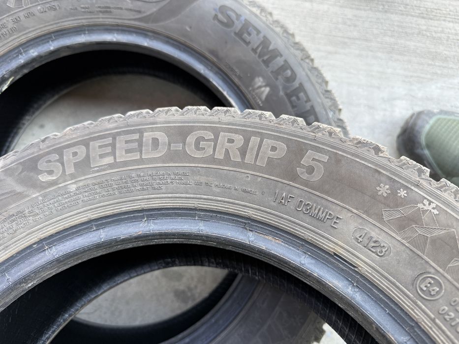 4бр. КАТО НОВИ Зимни Гуми 165/70R/14 -SEMPERIT- DOT:3525+4123- 8.2мм+6.1мм.