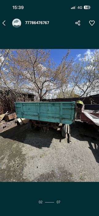 Продам телегу,кабину,бочку.