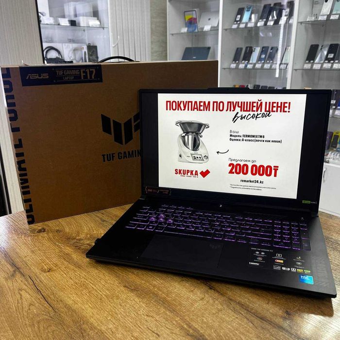 A21 / Ноутбук ASUS TUF Gaming F17 FX707VUR_FX707VUR / sk154377