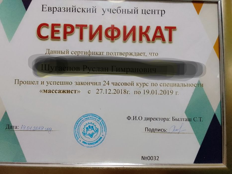 Массаж массажист