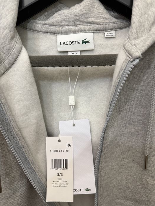 Толстовка на молнии, фирма lacoste