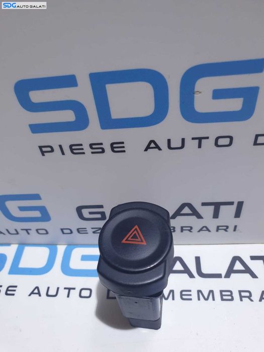 Comutator Buton Lumini Avarii Consola Centrala Bord Dacia Logan 2004 - 2012 Cod 602232A