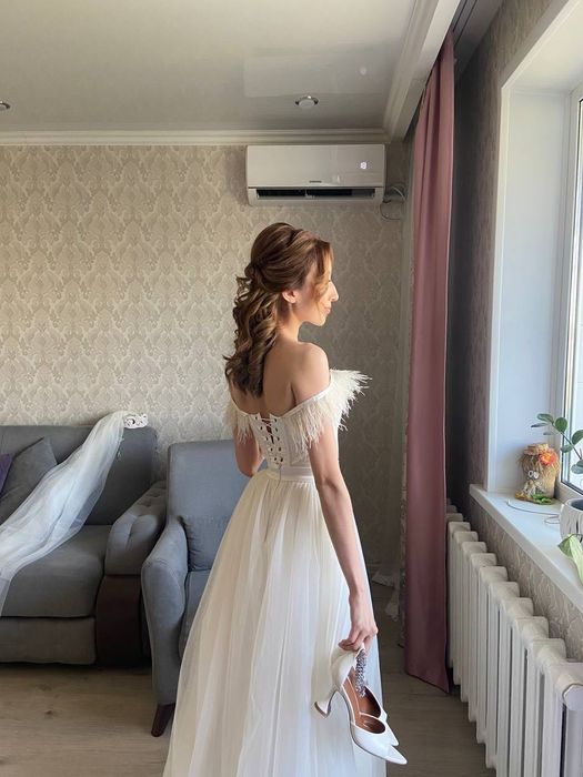 Платье вечернее, узату, свадебное