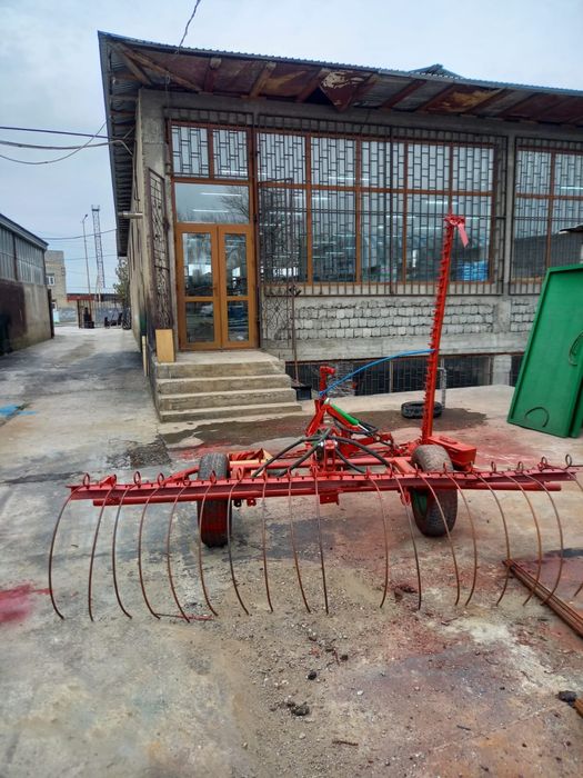 Косилка с граблями