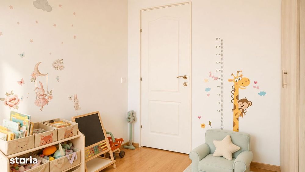 Apartament 3 camere, parcare, finisat, mobilat, Floresti zona Terra