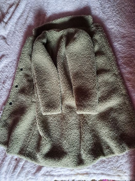 Шуба тедди, цвет мята