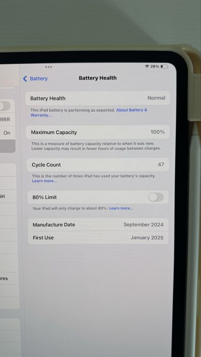 iPad Pro 11” M4 256GB + Apple Pencil + husă