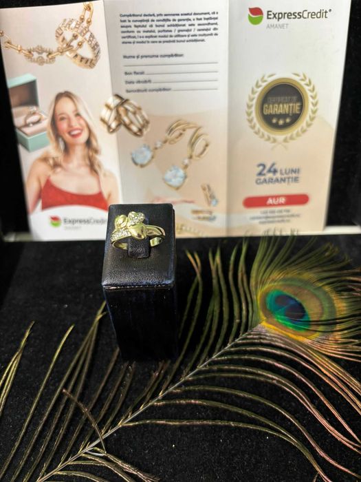 Inel aur 14k 3.45g(B.59940-Tatarasi) Garantie 2 ani-1625 lei
