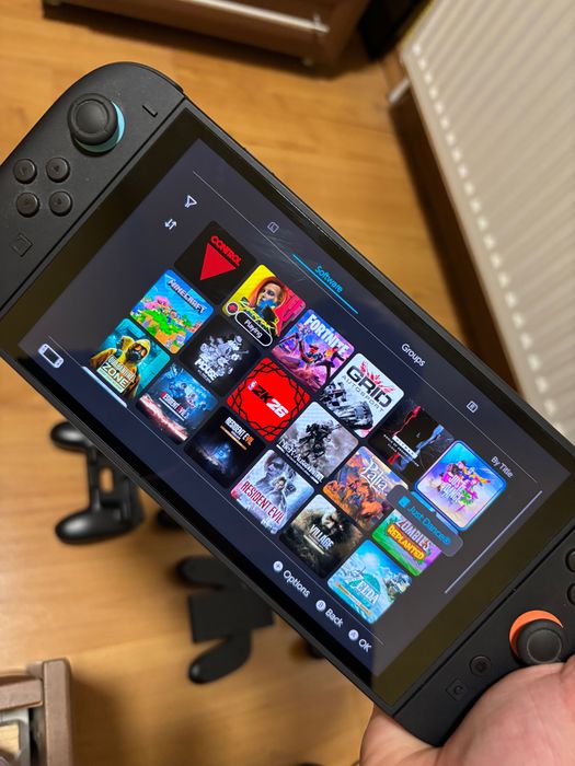 Nintendo Switch 2 – ПЪЛЕН КОМПЛЕКТ + допълнителен чифт Joy-Con + куфар + игри