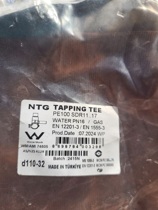 электросварная седелка с фрезой