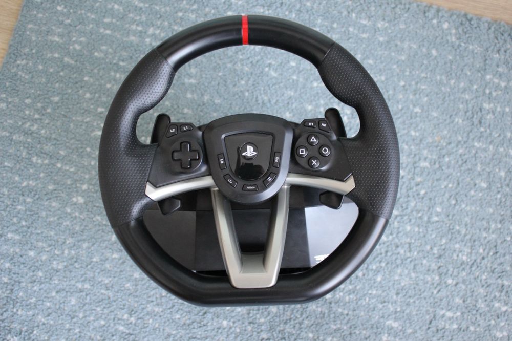 Volan Racing Wheel Apex HORI compatibil cu PS4 PS5 PC + Pedale
