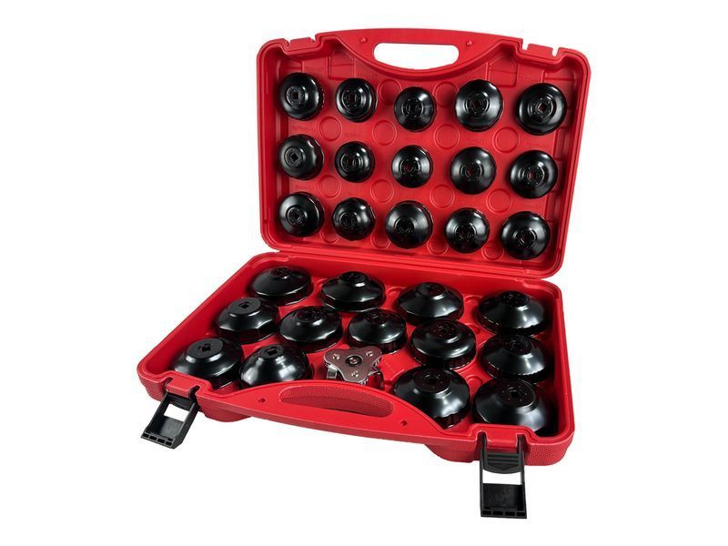 Комплект ключове капачки за маслен филтър, 30 бр. gebo tools