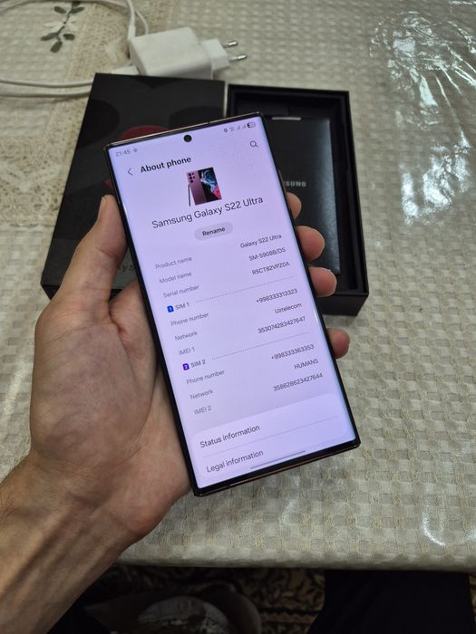 Samsung s22 ultra Duos 2 ta simli