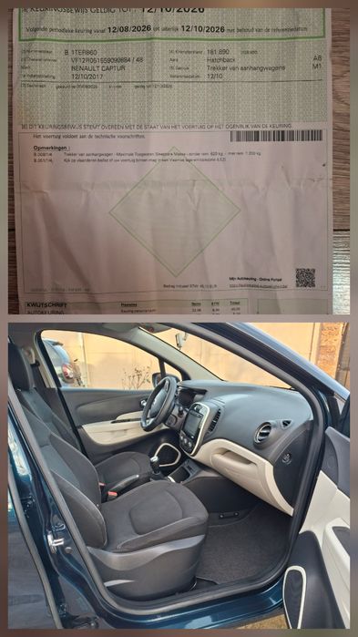 Renault captur intens 09 facelift  euro 6 distribuție schimbată RATE B