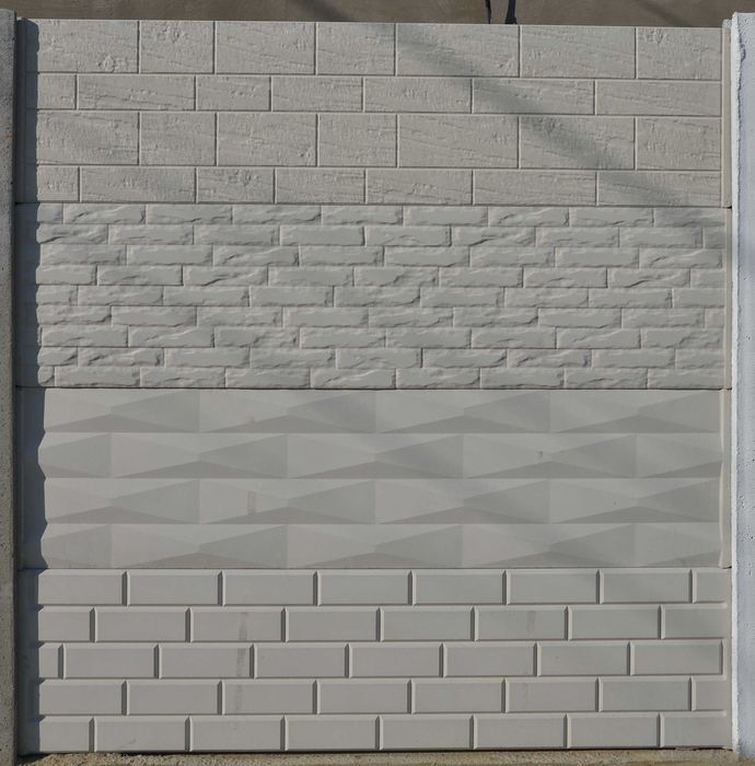 Garduri prefabricate din beton.