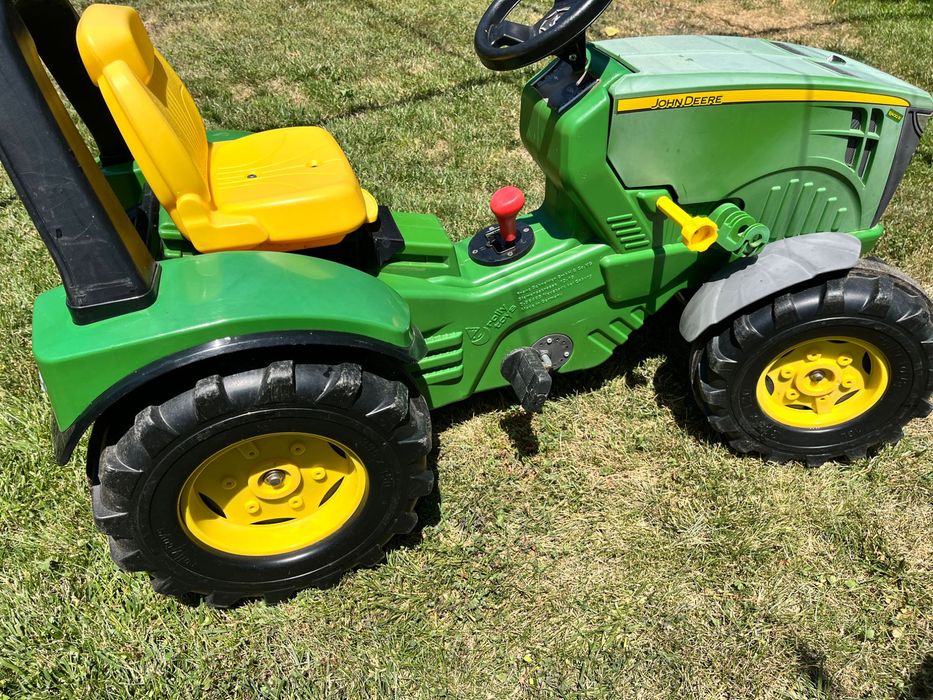 Педално тракторче John Deere с преден товарач Farmtrac