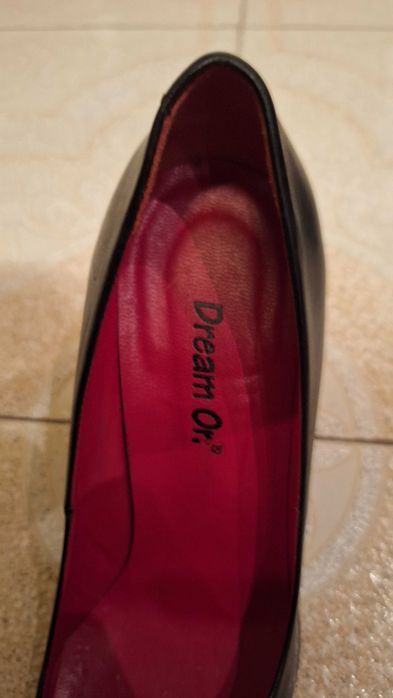 Дизайнерски чехли N&G – дървена подметка, размер 37