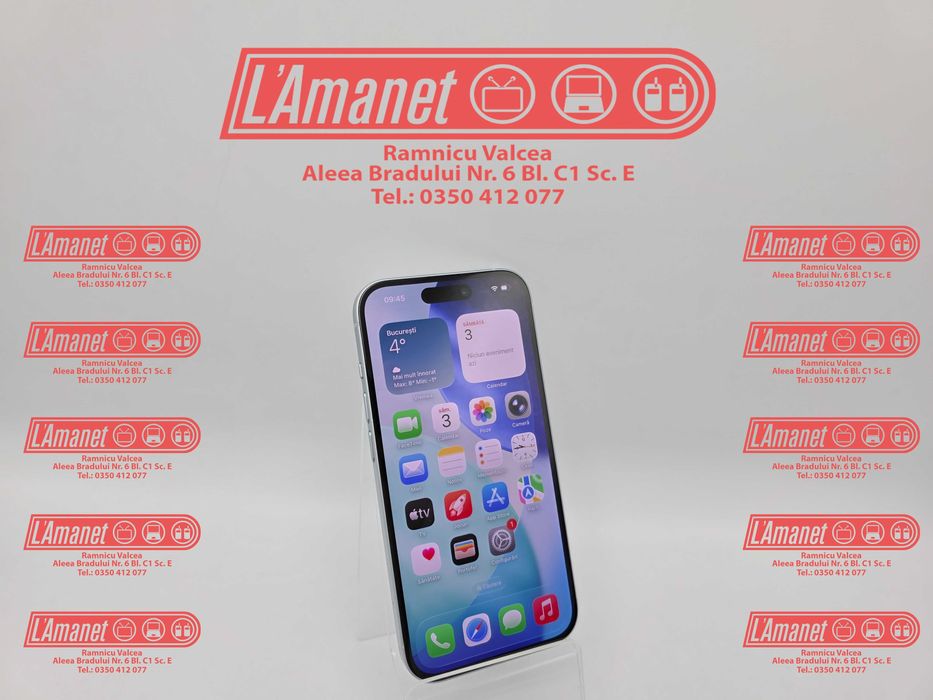 iPhone 15 Blue 128GB Neverlocked Stare Buna FullBox Bat 100% Garantie