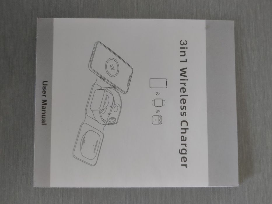 Безжично зарядно (3 in 1 Fast Charge Mat)