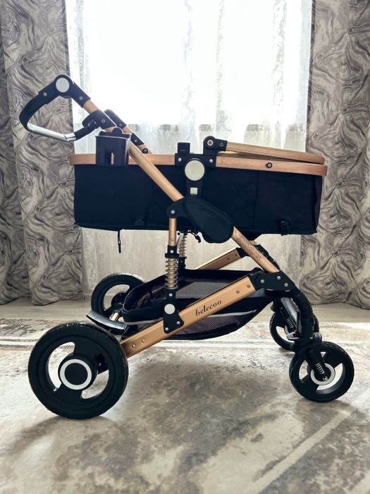 Балаға арналған арба өте таза. Жатқызып отыруға болады