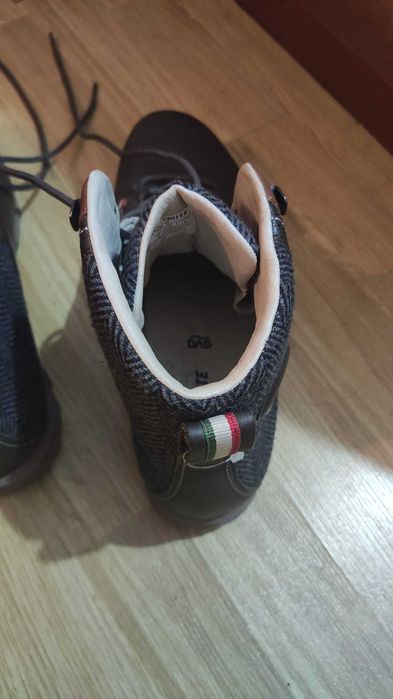 Bocanci/ ghete munte Dolomite 1897 piele, 42 noi