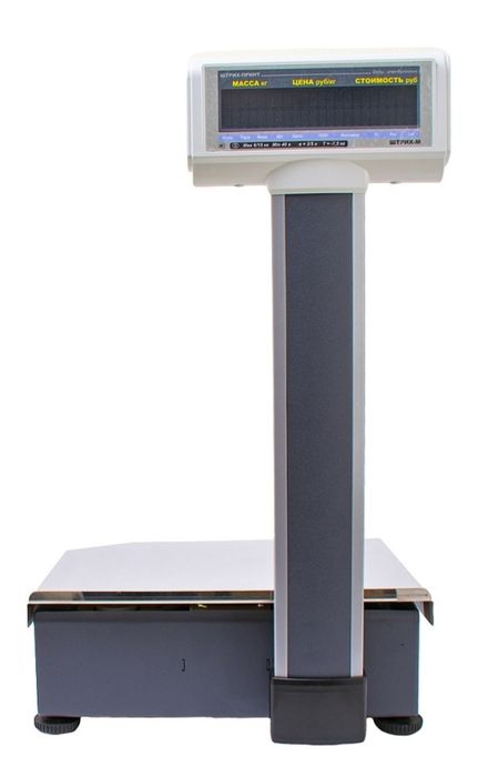 Весы электронные с  печатью Штрих М