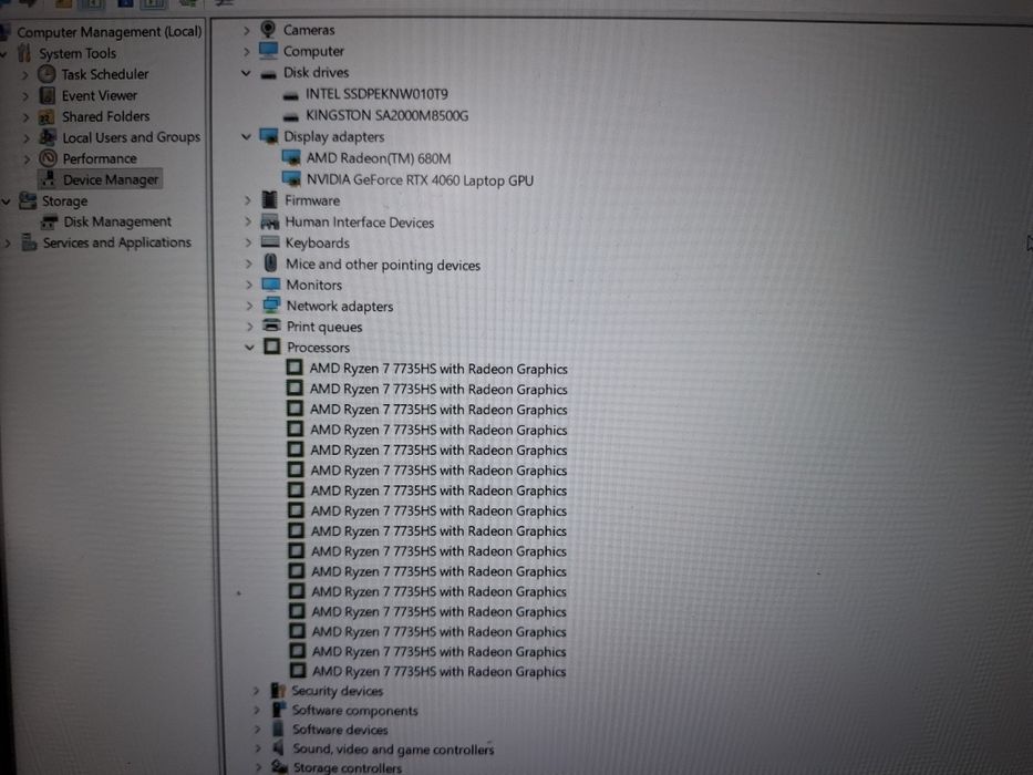 Laptop gaming ryzen7