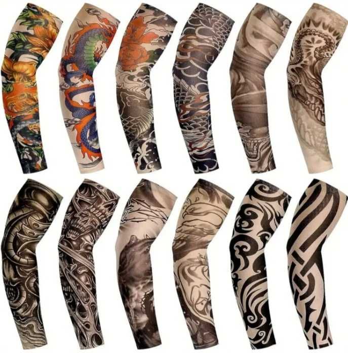 Mânecă tatuaj 3D Print, Măsura universala, unisex