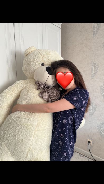 Большой 2 метровый мишка